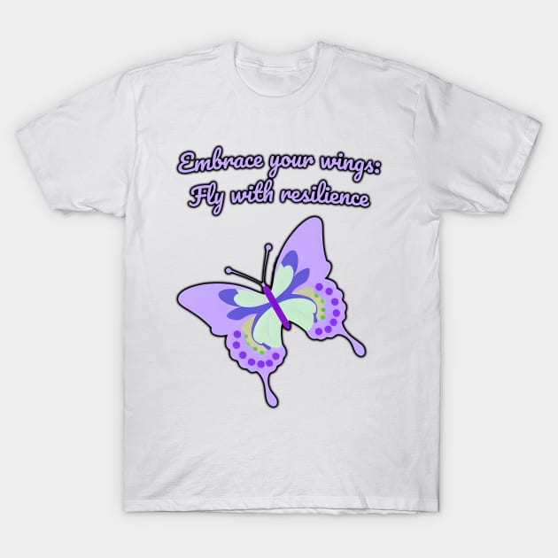 Embrace your wings: Fly with resilience T-Shirt by future_express